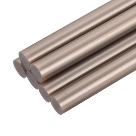 sourcing map 6pcs Mini Hot Glue Sticks for Glue Gun 11mm x 100mm Large Glue Sticks, Champagne Gold