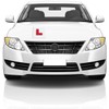 Fully Magnetic Car P-Plates Red L Plate 2 Pack for