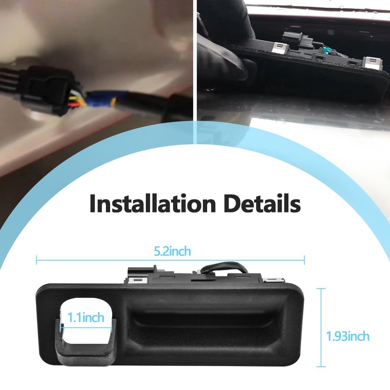 Quealzara Rear Trunk Hatch Handle Compatible with Hyundai Tucson 2019-2021