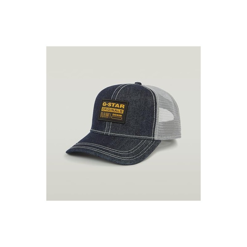 G-Star Men's Embro Baseball Trucker Cap, Blue (raw Denim D21247-E023-001),