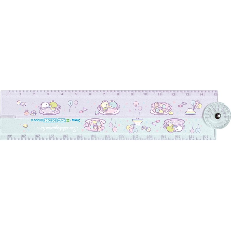 San-X SQ89201 CH/M Folding Ruler (S/G)