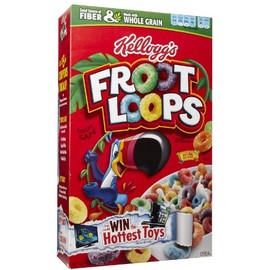 Kellogg's Froot Loops Cereal 17 oz (Pack of 12)
