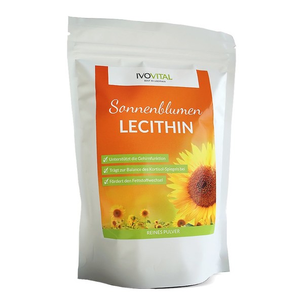 Sunflower Lecithin Powder, IVOVITAL® (Allergy-Free and GMO-Free) (1200 g)