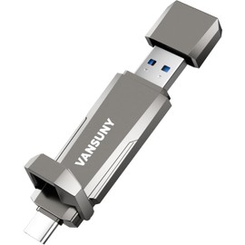 Vansuny 1TB Portable External USB Solid State Drive 3.2 Gen 2 Dual Portable SSD USB A + Type C External SSD Up to 1000MB/s for Smart Phone Tablet Laptop MacBook PC