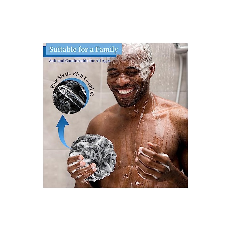 Farmoga Esponja Lufa Baño Ducha Malla Suave Exfoliante Bola Esponjas