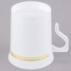 BloominGoods 50 Heavyweight Disposable White Plastic 8 oz. Coffee Mugs