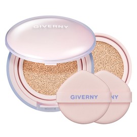 Giverny Dewy Glassy Cushion Foundation Product + Refill Set 13g, 21NW Light Beige, 1 Piece / 지베르니 듀이 글래시 쿠션 파운데이션 본품 + 리필 세트 13g, 21NW 라이트 베이지, 1개