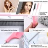 3 Pcs Rat Tail Combs Salon Hairdressing Comb with Stainless