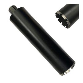 4-1/4" High Performance Wet Core Bit for Hard/Reinforced Concrete, 10mm Segment Height, 14" Drilling Depth, Wet Only, 1-1/4"-7 Arbor