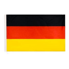 LEIVESTE German Flag, Weatherproof, with Loop for Flagpole, 60 x 90 cm