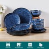 vancasso Starry 12 Pieces Dinnerware Set, Plates and Bowls Set