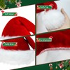 ROSAUI Santa Beard + Wig + Hat, Christmas Hat for