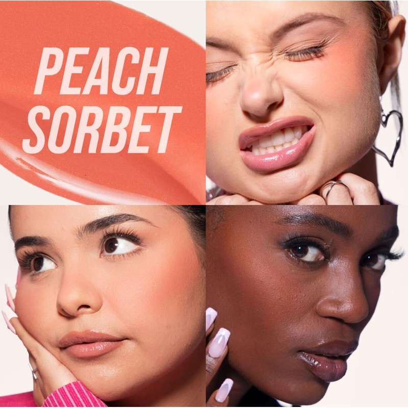 Huda Rubor Líquido Con Filtro Blush - Sorbete De Melocotón