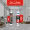 GE Supreme Silicone Caulk for Kitchen & Bathroom, Clear, 10