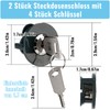 Pack of 2 Socket Locks, Lockable Socket for Electrical Security