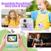 Dafotil Kids Camera Instant Print, Christmas Birthday Gifts for Girls