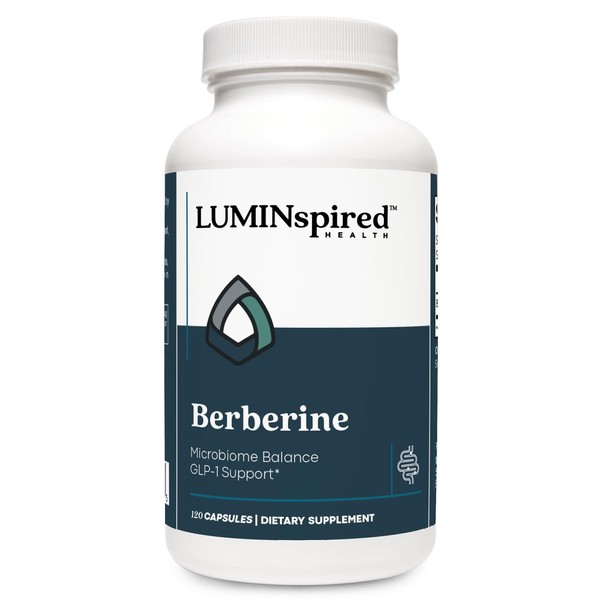 LUMINSPIRED HEALTH LUMINSPIRED HEALTH High Absorption Berberine HCL Supplement 500mg,