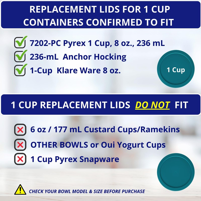 1, 2 & 4 Cup Turquoise, Blue, Red Replacement Lids/Covers