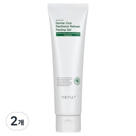 The Yul Derma Cica Panthenol Refresh Peeling Gel, 2 units, 120ml / 더율 더마 시카 판테놀 리프레쉬 필링젤, 2개, 120ml