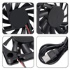 4 Pack 6015 60mm x 15mm USB Cooling Fan Brushless
