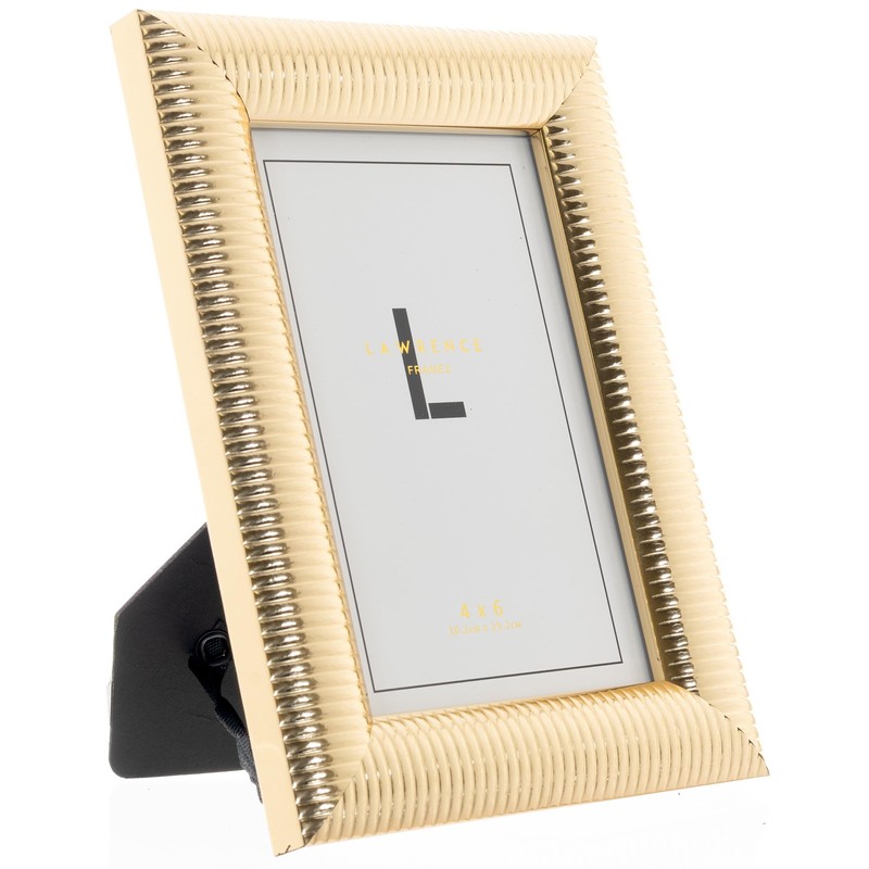 4x6 Crestmore Frame - Gold Ribbed