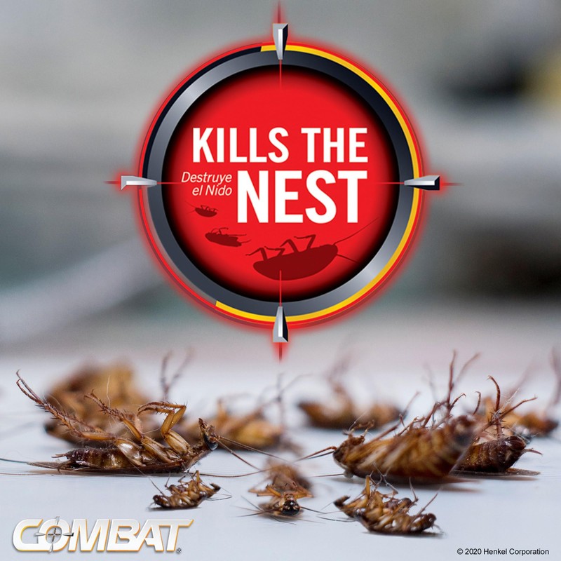 Combat Max Roach Killing Gel for Indoor and Outdoor Use,