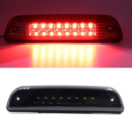 High Mount LED 3rd Brake Light Third Light Brake CHMSL Center Light for 1995-2023 Toyota Tacoma (Black Cover Smoke Lens)
