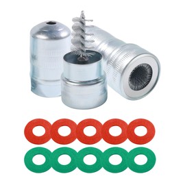 SCUARI Battery Terminal Cleaner,Car Accessories Battery Cleaner,Battery Post Cleaner,Battery Terminal Brush,Battery Terminal Anti Corrosion Washers and Cleaning Brush Kit,Fit for Car Marine Battery