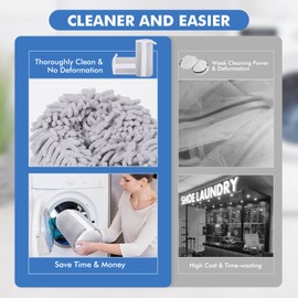 Teletrogy Shoe Laundry Bags for Washing Machine, 2024 New Reusable Laundry Shoe Bag for Washer and Dryer, Fluffy Fibers 360° Wrap-Around Cleaning, 2 Pairs Adjustable Shoe Trees for All Shoes, ‎Gray