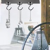 Grtard 6 Pack Large Heavy Duty Magnetic Hooks, 110 Pound