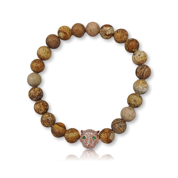 MGR MY GEMS ROCK! 8MM Natural Gem Stones Matte Finish