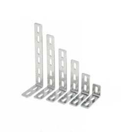 NANKAI 0021 Aluminum General Purpose Stay, L-Shaped Tune, 7.9 x 1.0 inches (200 x 25 mm), Φ0.3 x 0.6 inches (8 x 16 mm)