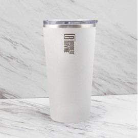 Cambridge Silversmiths White Robert Irvine Insulated 20 oz Highball-Set of 2, 0