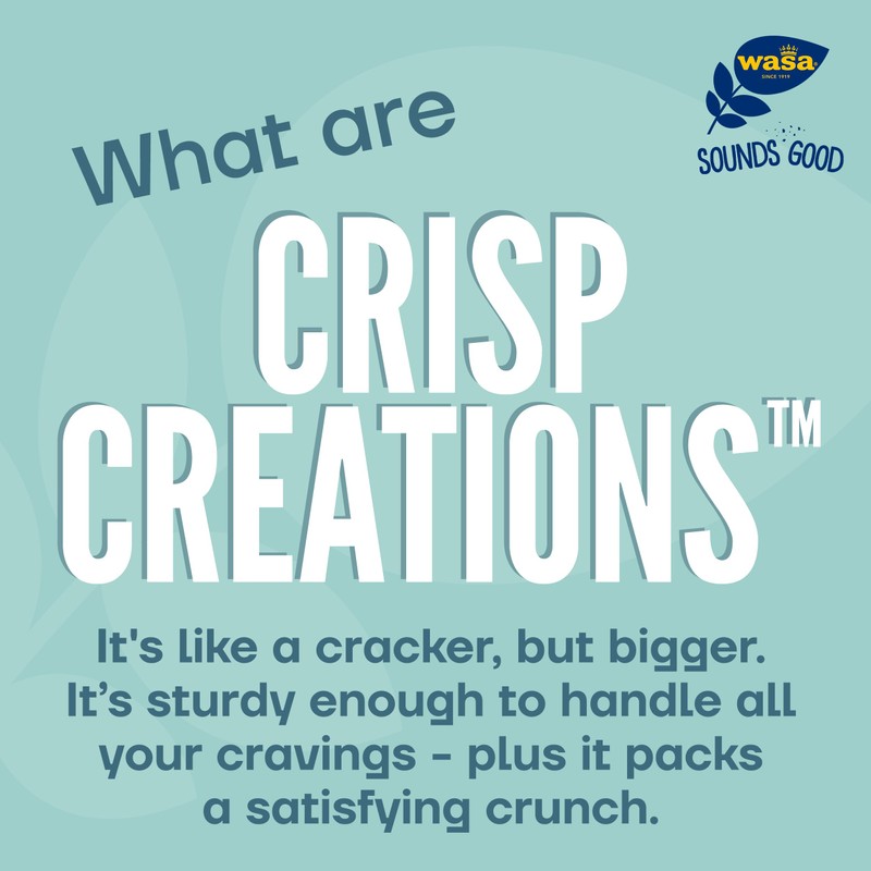 Wasa Sesame and Sea Salt Crisp Creations, 8.3 oz. (Pack