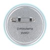 Sunstar Stationery mizutama S8346917 Can Badge Embroidered, Light Blue