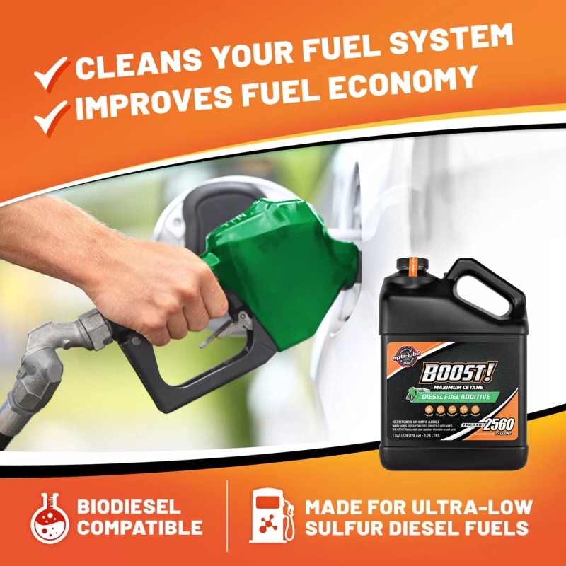 Opti-Lube Boost! Formula Diesel Fuel Additive - 1 Gallon with