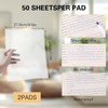 100 Sheets Extra Large Jumbo Transparent Sticky Notes Clear Self