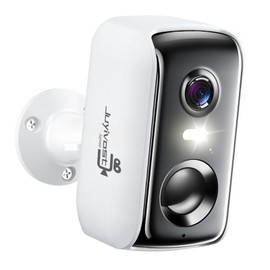 Security Cameras Wireless Outdoor,Battery Powered 4MP Wireless WiFi Cameras for Home Security,2K Color Night Vision,2.4G/5.8G WiFi,24/7 Recording,2-Way Audio,PIR/AI Motion Detection,Spotlight,IP65