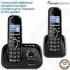 Amplicomms BigTel 1582 Cordless Big Button Phone for Elderly with