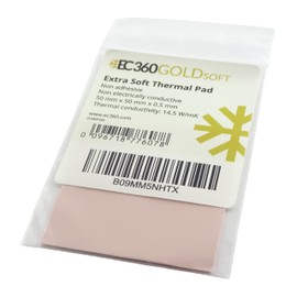 EC360® Gold Soft 14.5W/mK Thermal Pad 50 x 50 x 0.5 mm Soft