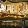 Soiarllt Rechargeable String Lights, 2-Pack Total 66ft 200LED Rechargeable Fairy