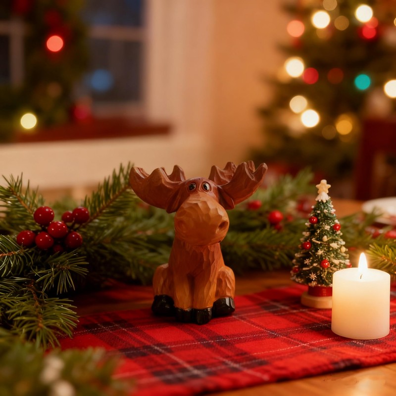 Moose Eyeglass Holder Stand, Cute Phone Stand For Desk, Key