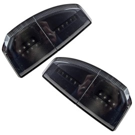 Trail Ridge Towing Mirror Turn Signal Marker Clearance Lens Smoked Pair for Toyota Tundra