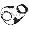 7.1mm Throat Mic Earpiece Retractable Walkie Talkie Headset with U94