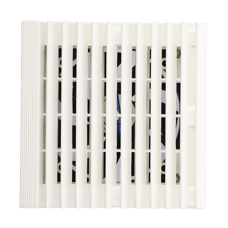 Side Exhaust RV Vent Fan Louvered Grid Odor Remove Silent