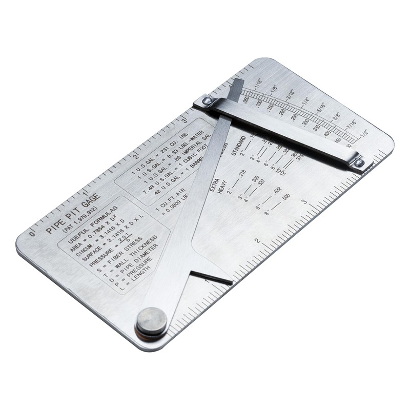 HFS(R) Pipe Pit Welding Gauge Gage Test Ulnar Welder Inspection