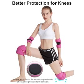 SUJAYU Knee Pads for Women & Men, Soft Dance Knee Pad Volleyball Knee Pads for Women Men Wrestling Gear, Crash Pad Snowboarding Gear Knee Protector fo