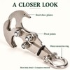 Folding Grappling Hook Multifunctional Stainless Steel Survival Outdoor Climbing Claw