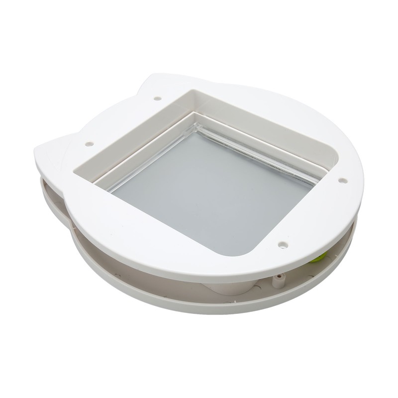 Pet Flap Door 4 Way Locking Noiseless Weather Resistant Cat