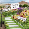 9 PCS Wedding This Way Sign Kit,Double Sided Wedding Direction